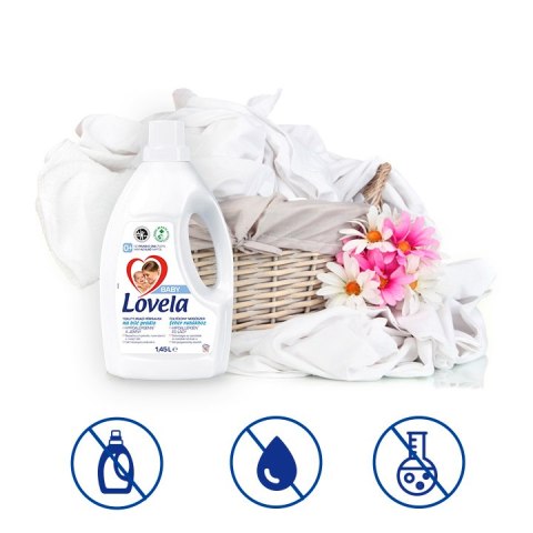 Płyn do prania białego Lovela 1,45 l Płyn do prania białego Lovela 1,45 l