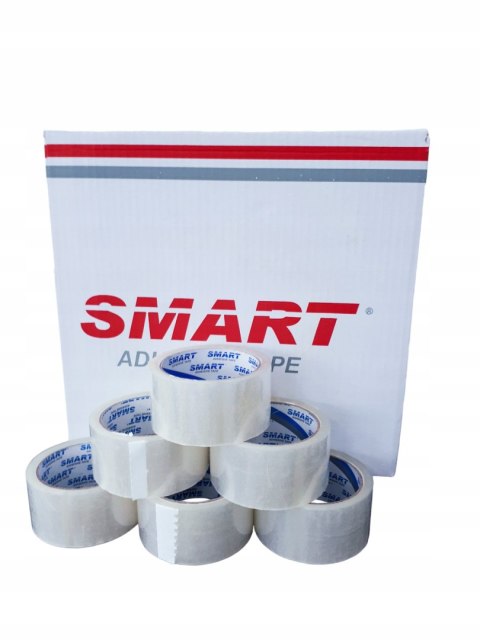 Taśma pakowa Smart bezbarwny szer. 48 mm dł. 91 m 36 szt. Taśma pakowa Smart bezbarwny szer. 48 mm dł. 91 m 36 szt.